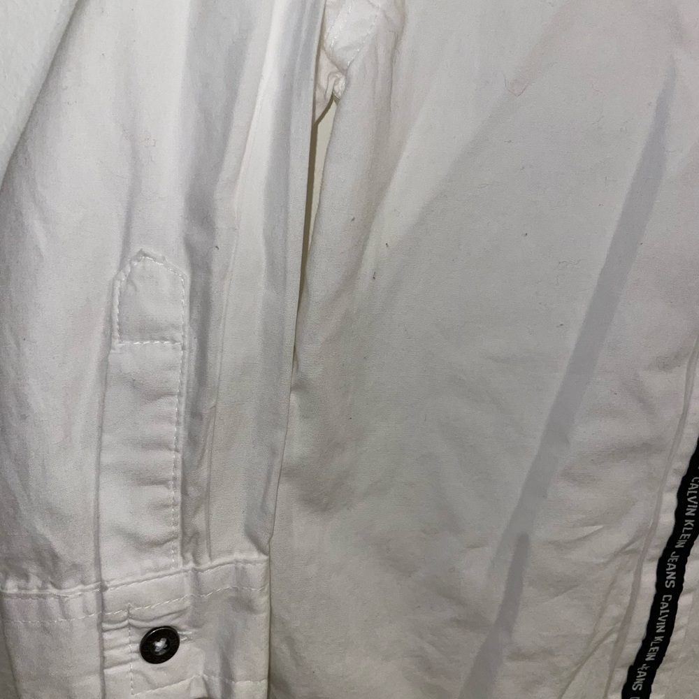 Calvin Klein kid white button down - Picture 3 of 5